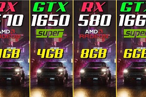 Видеокарты GeForce GTX 1650 Super, 1660 Super, AMD Radeon RX 570 и RX 580 сравнили в современных играх