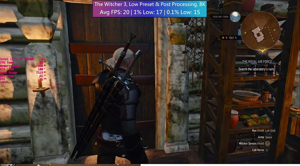 GeForce GTX 1080 протестировали в 8K в современных играх — есть еще порох в пороховницах?