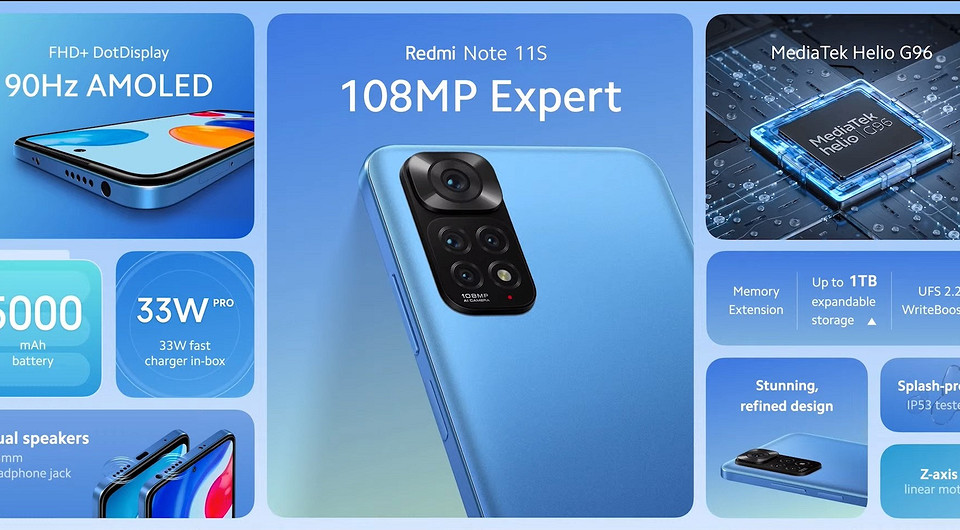 Представлены глобальные версии Redmi Note 11 и Redmi Note 11S