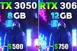 GeForce RTX 3050 сравнили с GeForce RTX 3060 в ААА-играх — велика ли разница?