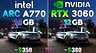 Ютубер сравнил видеокарты Intel ARC A770 и GeForce RTX 3060