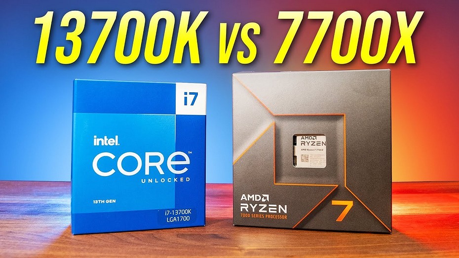 Процессоры Intel Core i7-13700K и AMD Ryzen 7 7700X сравнили в 24 играх  какой ЦП лучше для геймера