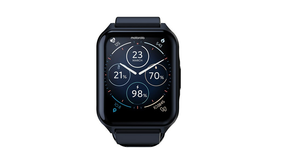 Корпус из цинкового сплава, IP67 и 2 недели автономности: представлены умные часы Motorola Moto Watch 70