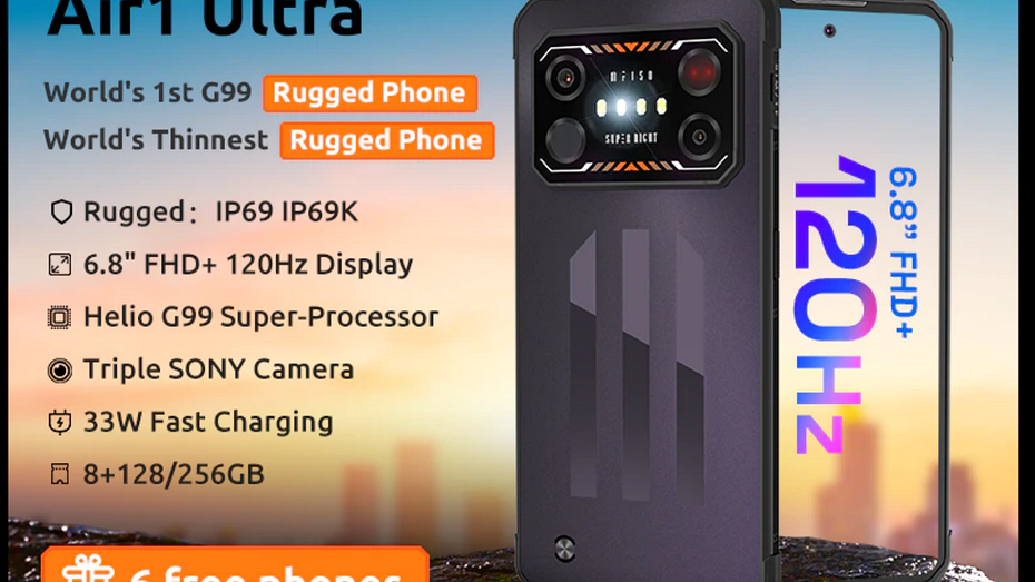 Представлен защищенный смартфон iiiF150 Air1 Ultra  тонкий, мощный, с камерой ночного видения и всего за 14 500 рублей
