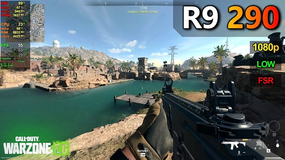 Эксперт показал, на что способна 9-летняя видеокарта Radeon R9 290 в современной Call of Duty: Warzone 2.0