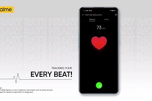 Realme выпустит продвинутый смартфон с датчиком частоты сердечного ритма