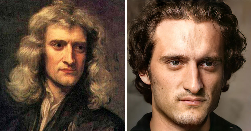 Художник и нейросеть показали, как выглядели бы исторические личности сегодня — Наполеон, Джордж Вашингтон, Моцарт и другие