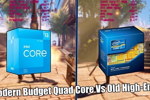 Бюджетный современный процессор Intel Core i3-12100F сравнили с дорогим, но старым Intel Core i7-2600 в современных играх