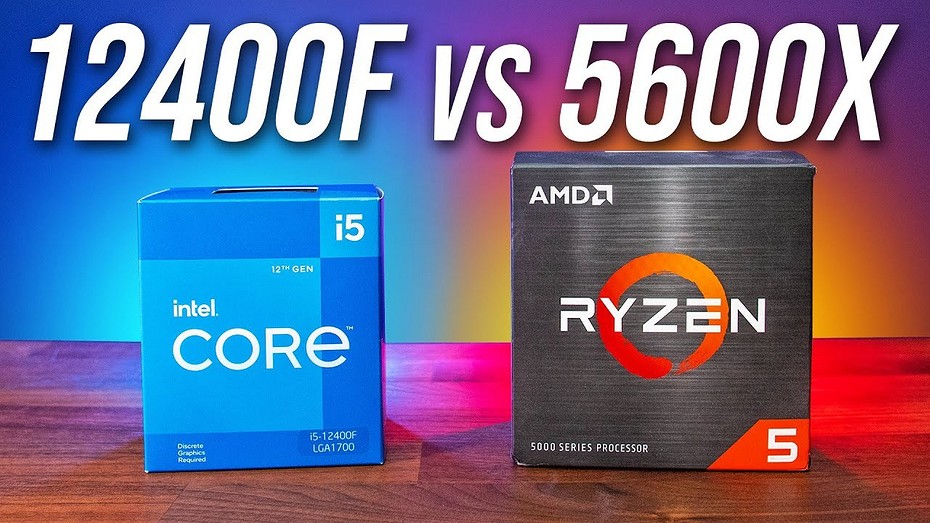 Процессоры AMD Ryzen 5 5600 сравнили с Intel Core i5-12400F в современных играх
