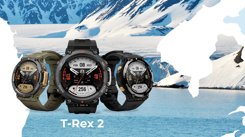 Умные часы Amazfit T-Rex 2 пройдут испытания суровой Арктикой