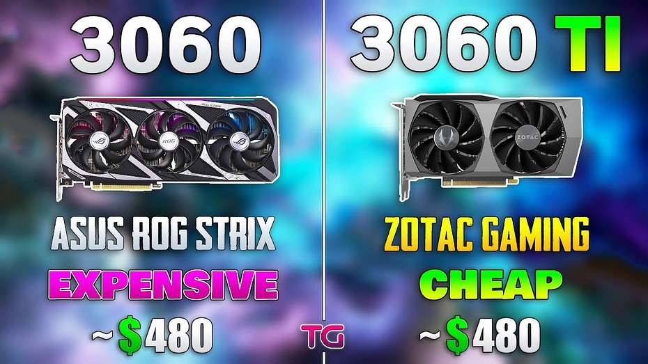 Самую дорогую видеокарту GeForce RTX 3060 сравнили с самой дешевой GeForce RTX 3060 Ti  какая лучше