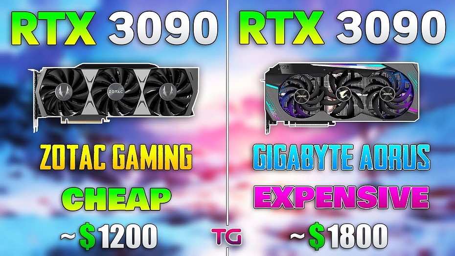 Ютубер сравнил самую дешевую GeForce RTX 3090 с самой дорогой  есть ли разница