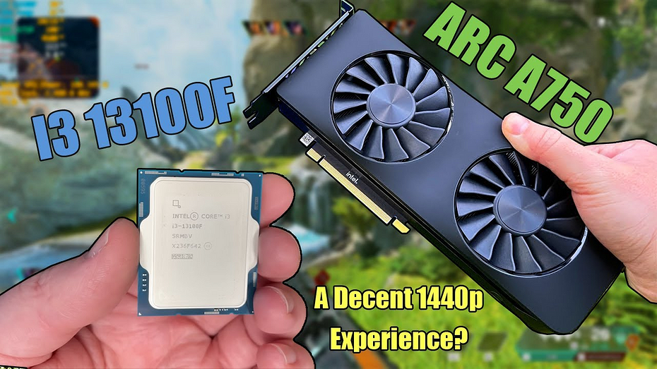 Бюджетную связку из процессора Intel Core i3-13100F и видеокарты Intel ARC A750 проверили в современных играх
