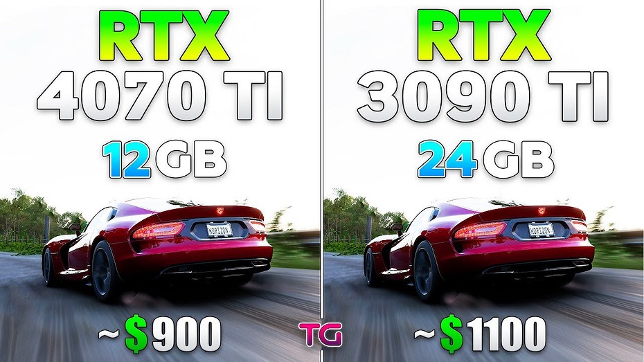 GeForce RTX 4070 Ti против GeForce RTX 3090 Ti  какую купить