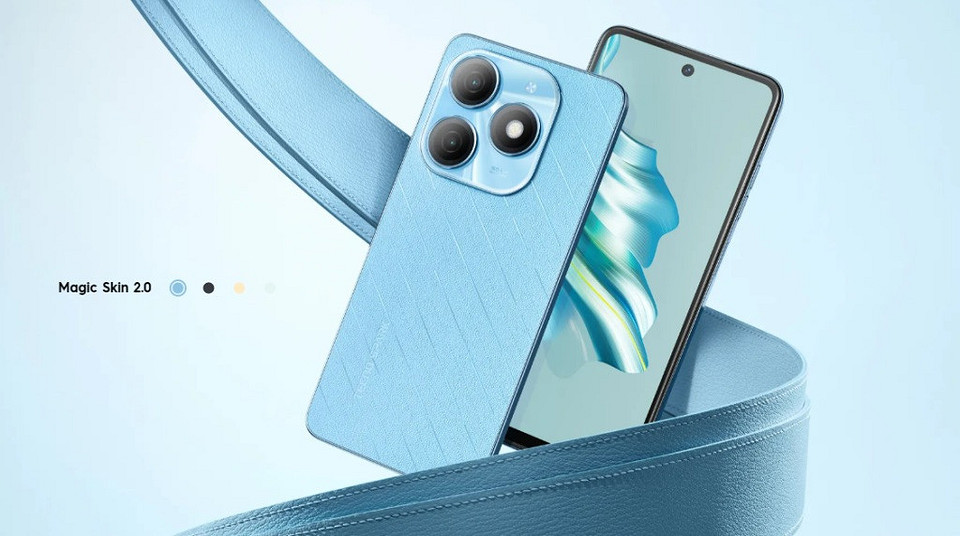 Представлен новый бюджетный смартфон Tecno Spark 20 с дисплеем 90 Гц и камерой 50 Мп