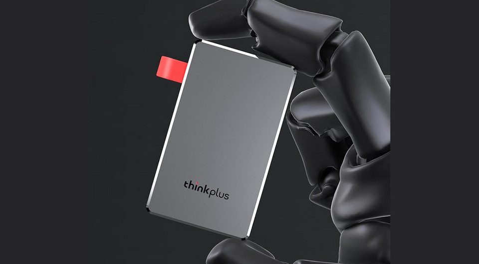 Представлены недорогие портативные SSD-накопители Lenovo ThinkPlus