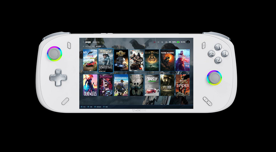 Представлена портативная консоль AOKZOE A2 с процессором AMD Ryzen 7840U