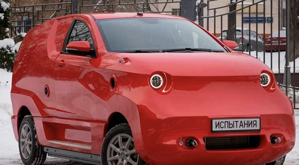 Представлен прототип российского электрокара «Амбер» — выглядит ужасно