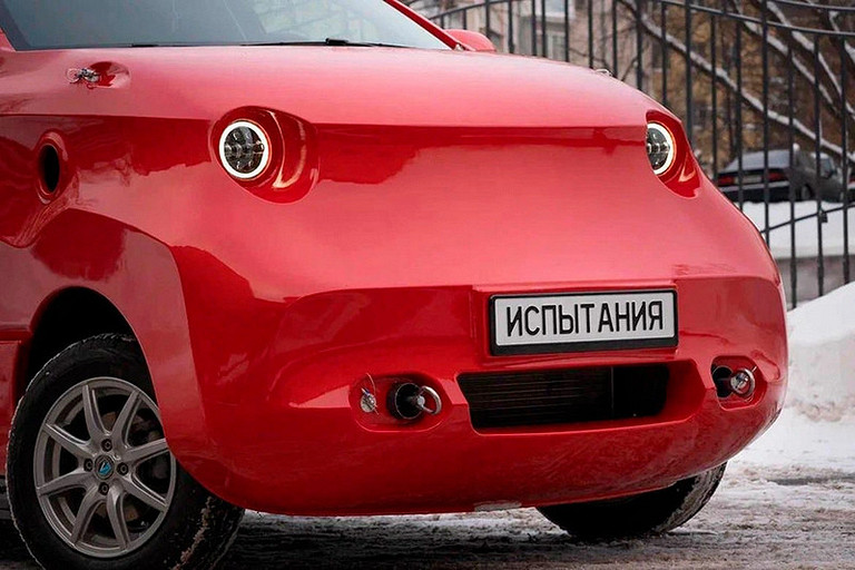 Представлен прототип российского электрокара «Амбер» — выглядит ужасно