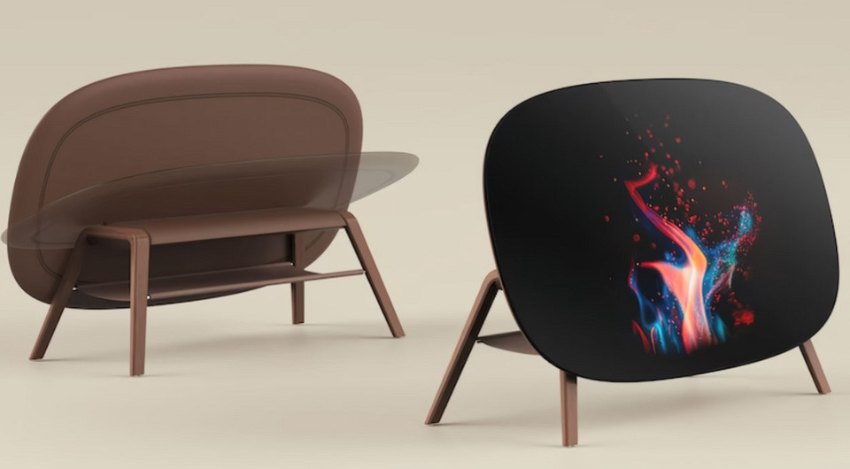 Представлен журнальный столик Nxtabl с встроенным 4K ТВ и функцией беспроводной зарядки