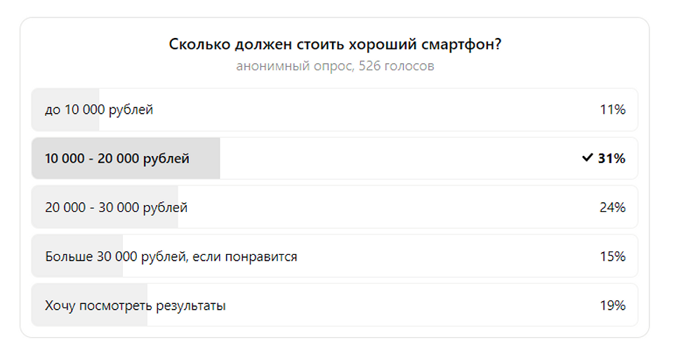 Хороший смартфон должен стоить не дороже 20 000 рублей: мнение наших читателей