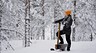 Финны придумали электрический скутер-снегоход с деревянным корпусом