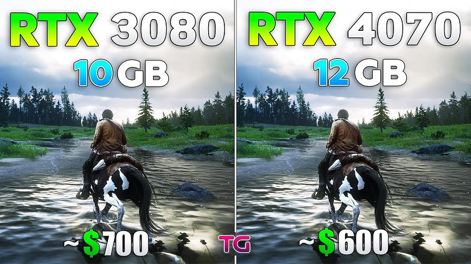 GeForce RTX 4070 сравнили с GeForce RTX 3080 в 10 играх  какая лучше