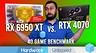 Видеокарты GeForce RTX 4070 и Radeon RX 6950 XT сравнили в 40 играх — что лучше, актуальная RTX среднего уровня или топовая RX прошлого поколения?