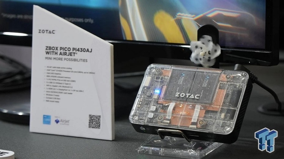Zotac представила крошечный и мощный мини-ПК Zbox Pico с новаторской системой охлаждения