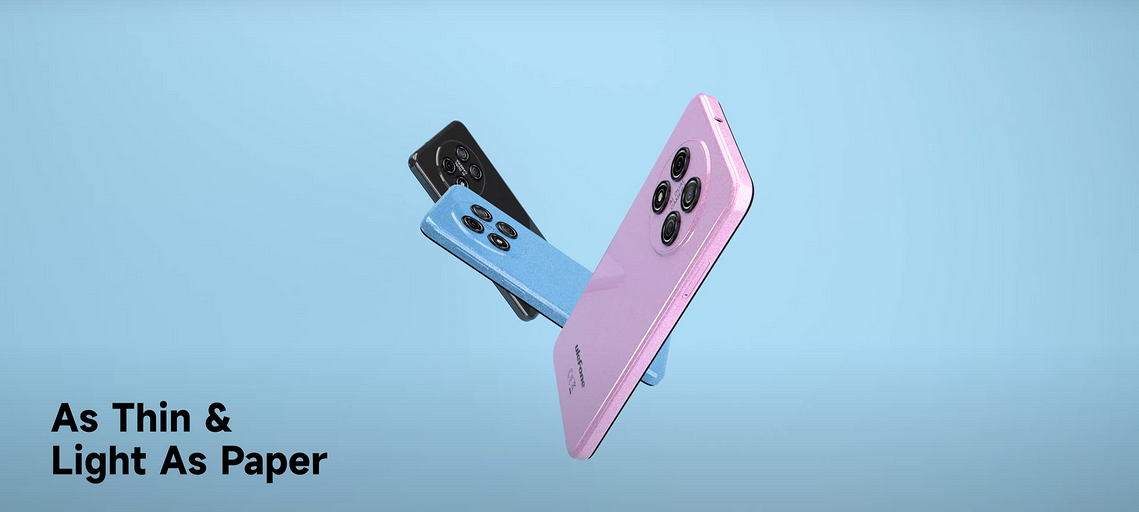 Представлен стильный, тонкий и яркий доступный смартфон Ulefone Note 15 за $89