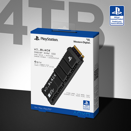 Western Digital выпустила SSD на 4 ТБ для консоли PS5 — стоит дороже, чем сама PlayStation 5