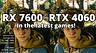 Эксперт провел большое сравнение доступных видеокарт GeForce RTX 4060 и Radeon RX 7600 в ААА-играх — битва GPU до $300