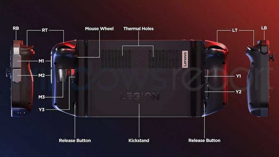 «Switch на стероидах»! Портативную игровую консоль Lenovo Legion Go с 8,8-дюймовым дисплеем оценили в 799 евро