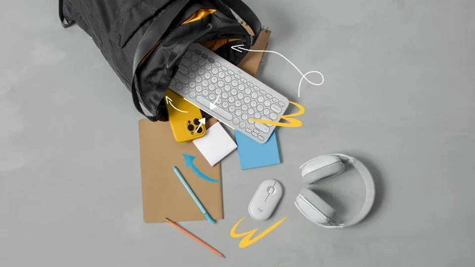 Logitech выпустила экологичный комплект из беспроводной клавиатуры и мыши Pebble 2 Logitech выпустила экологичный комплект из беспроводной клавиатуры и мыши Pebble 2