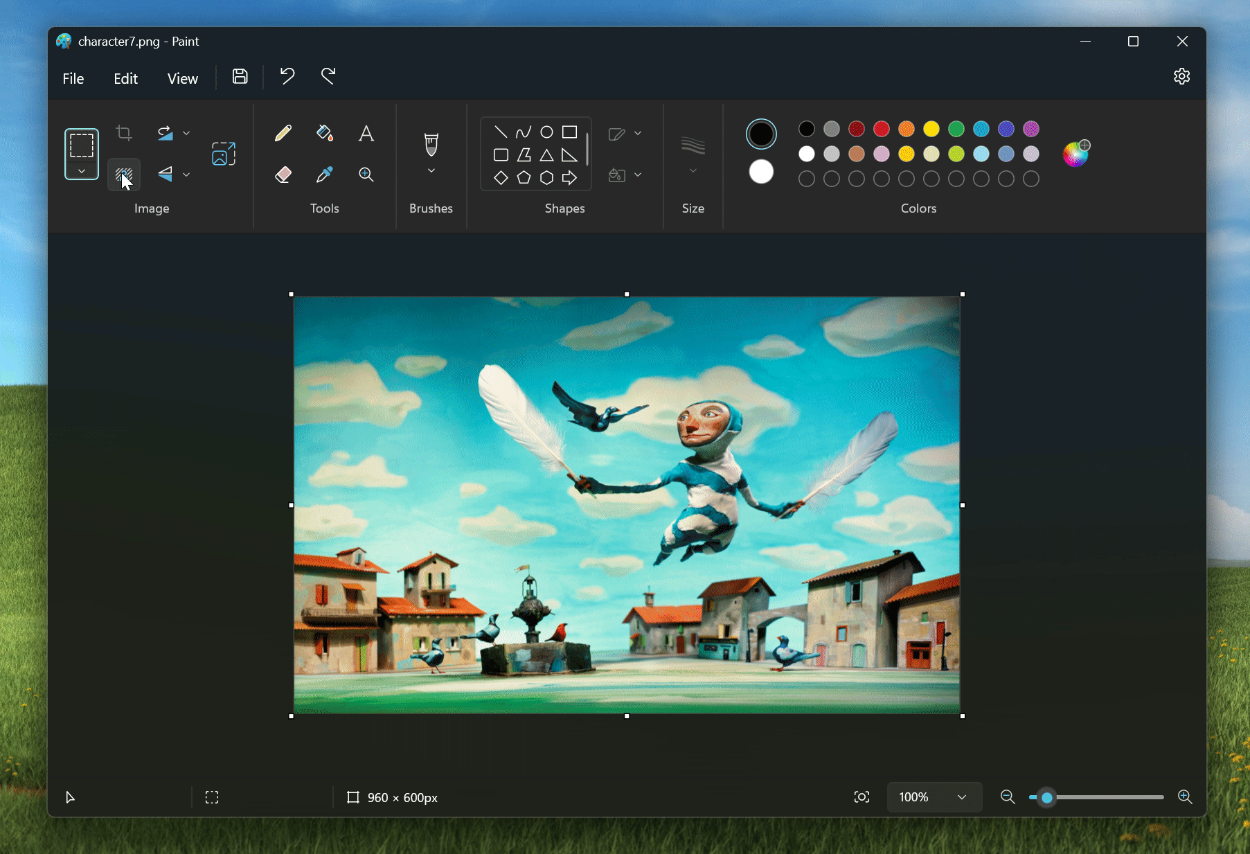Новый Paint в Windows 11 научился удалять фон с изображений