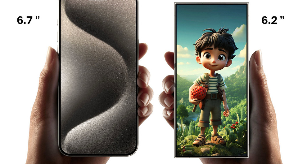 Компактный флагман Samsung Galaxy S24 Ultra Mini показали рядом с iPhone 15 Pro Max