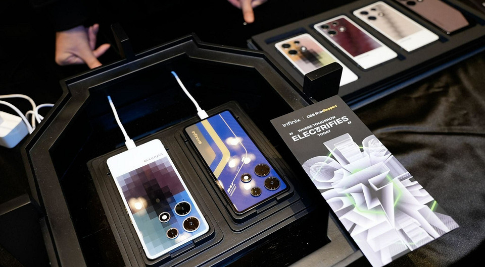Infinix показала смартфоны с цветными дисплеями на чернилах на задней панели