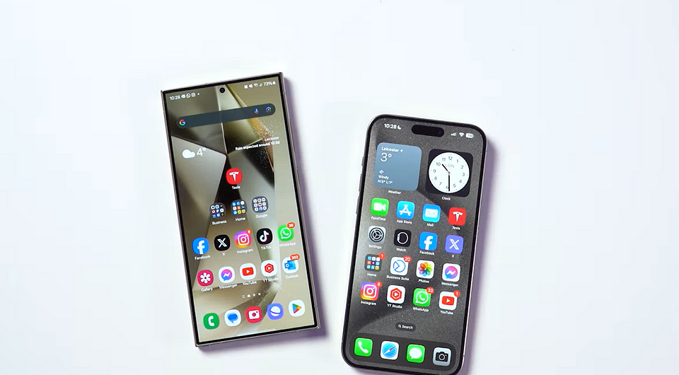 SuperSaf провел детальное сравнение флагманов Samsung Galaxy S24 Ultra и iPhone 15 Pro Max