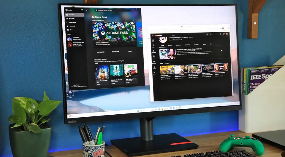 Представлен монитор Lenovo ThinkVision P32pz-30 с док-станцией USB4