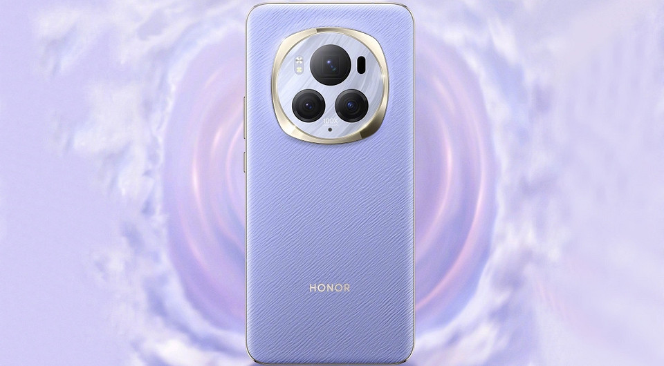 HONOR Magic6 Pro показали в фиолетовом и зелёном цвете