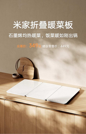 Вещь дня: Xiaomi выпустила складную доску для подогрева еды