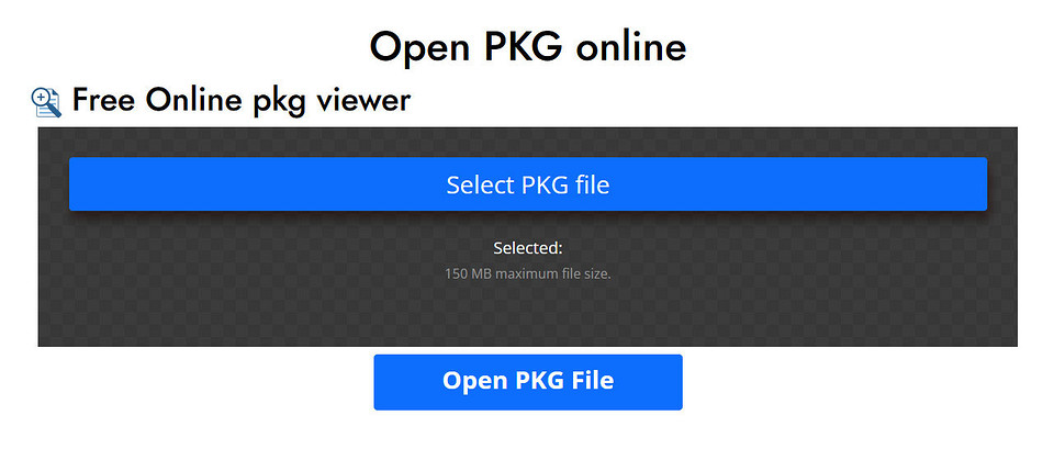 Как открыть файл PKG: несколько простых способов для ПК Как открыть файл PKG: несколько простых способов для ПК