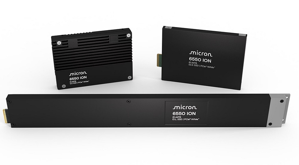 Вещь дня: представлен Micron ION 6550, первый в мире SSD PCIe 5.0 на 60 ТБ