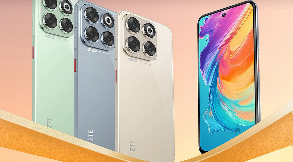 Представлен народный смартфон ZTE Blade V70 с камерой на 108 Мп и Dynamic Island, как у iPhone