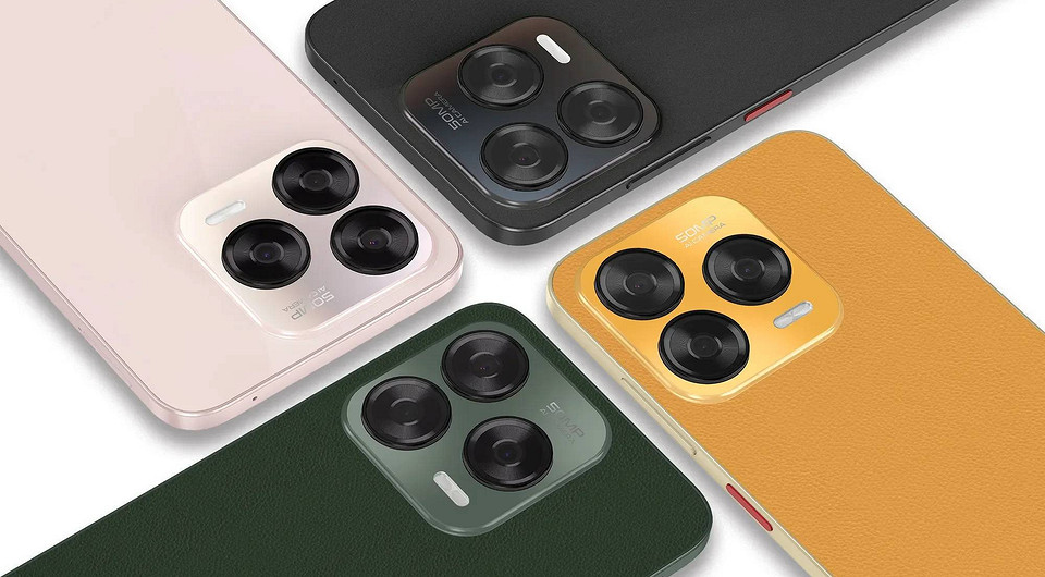 Вышел nubia V70 Design — доступный смартфон с дизайном iPhone Pro Max и кожаной задней панелью