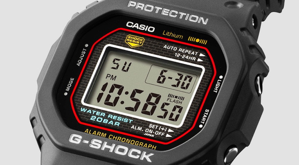 Casio перевыпустила самые первые в истории часы G-Shock