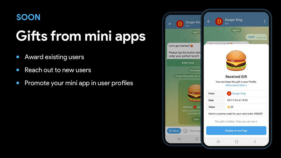 Павел Дуров раскрыл подробности крупного обновления для мини-приложений Telegram