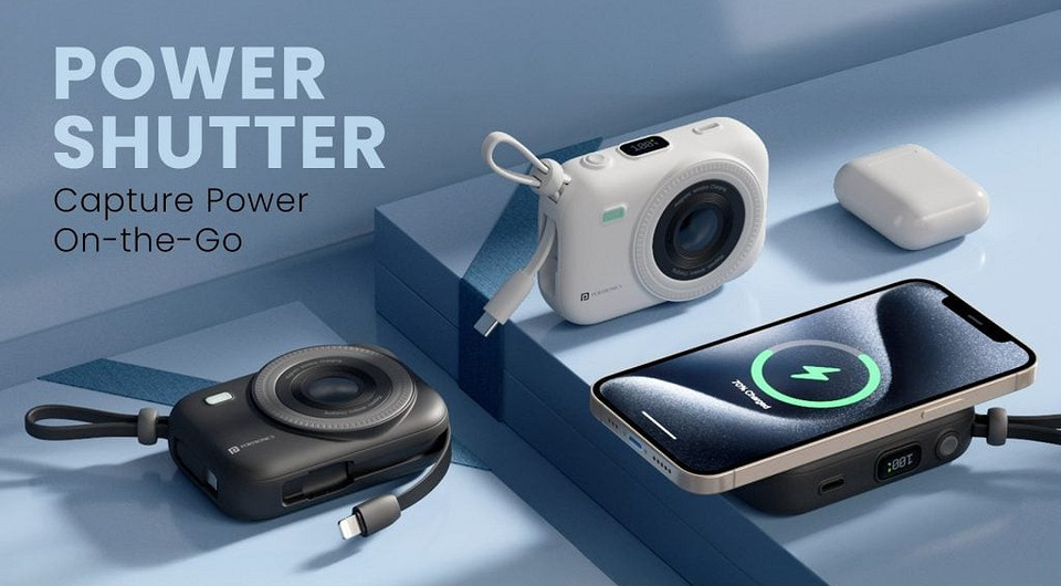 Представлен самый необычный пауэрбанк Portronics Power Shutter