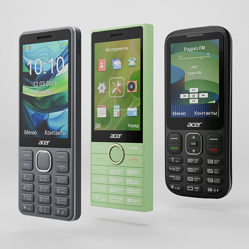 В России появились мобильные телефоны Acer