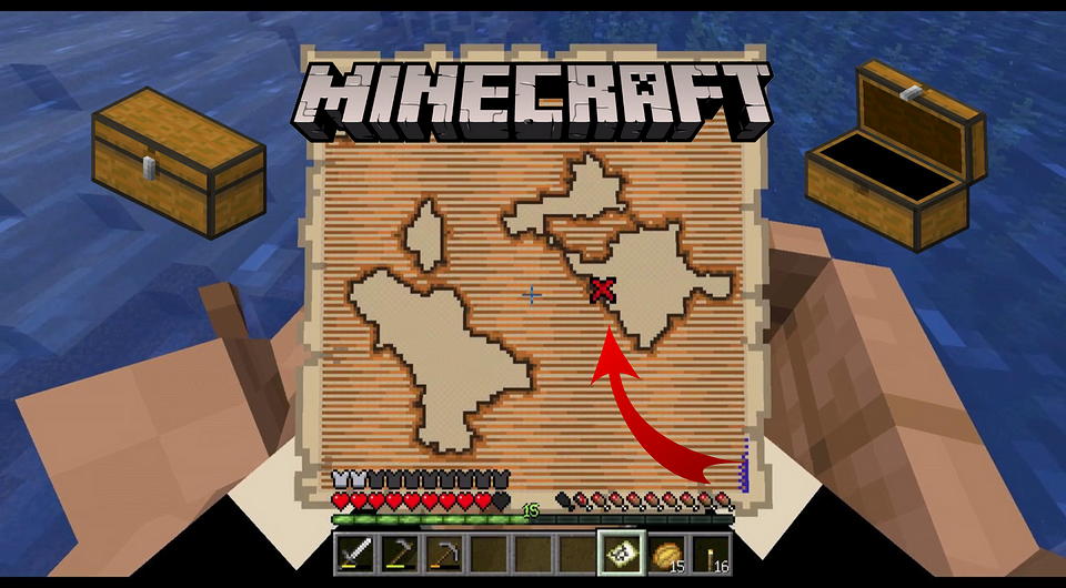 Как найти клад по карте в Майнкрафте: самый простой гайд